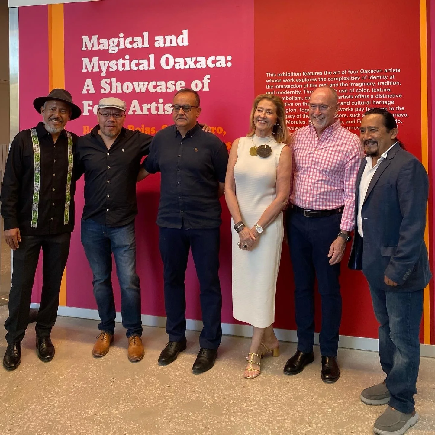 LTR: Ixrael Montes, Saul Castro, Didier Mayes, Valentina Atkinson, Patrick Palmer, Rolando Rojas