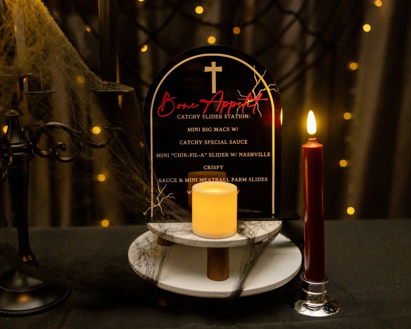 Spooky season is here π
We couldn’t resist throwing it back to this iconic Halloween party. Skeletons, cobwebs, witches, and eyeballs came together for an unforgettable setup and celebration!
What are your must-haves for a truly spooky party