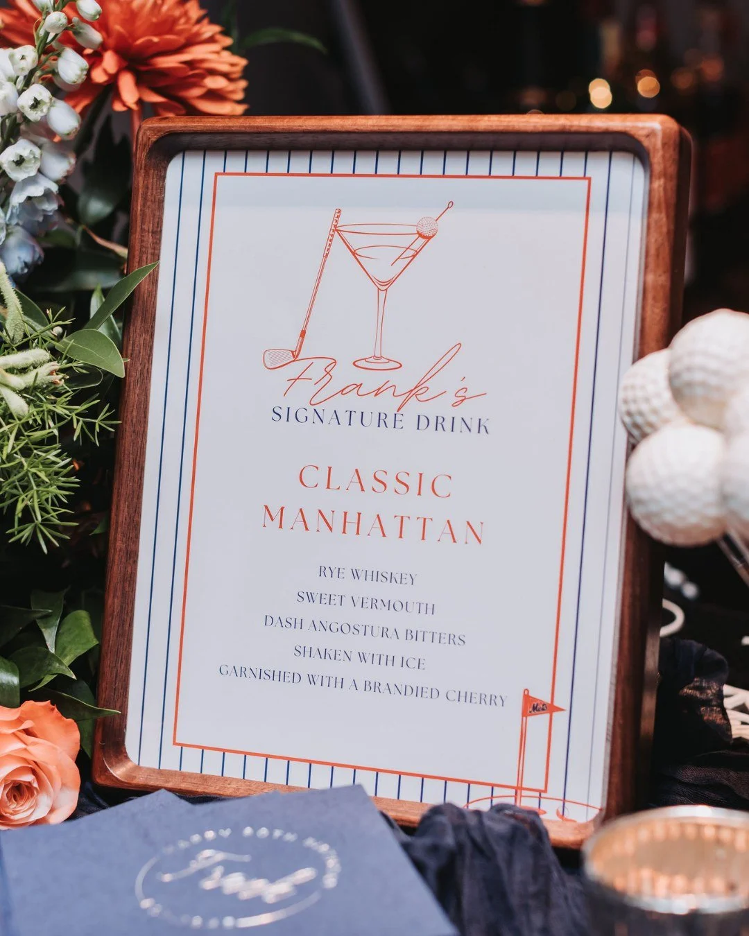 Every detail told a story. 🏌🏼&zwj;♂️⛳️

From subtle golf accents woven throughout the tablescape to nods of Mets color layered in just the right places, the space was designed to feel personal, intentional, and celebratory. An 80th birthday rooted 