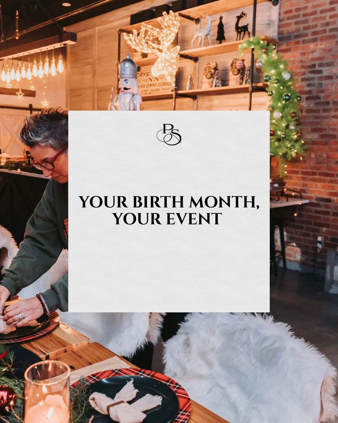 Your birth month says more about you than you think 👀✨

Are you a June summer wedding?
An October Halloween party?
A July summer birthday under the stars?

Every month carries its own energy, and every event tells a different story. From intimate ce