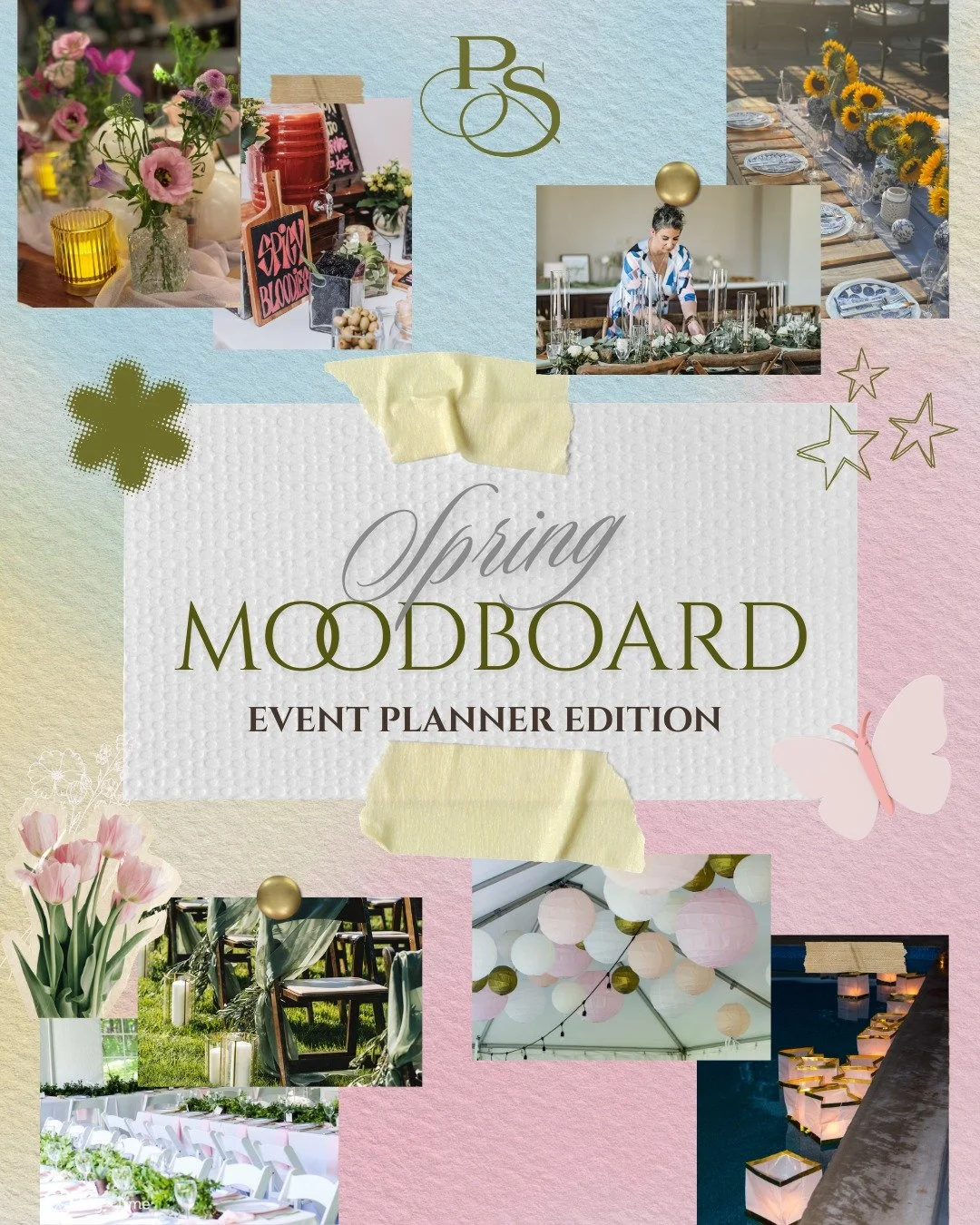 Spring is officially in session 🌷✨ and we&rsquo;re in our inspiration era.

The Perfect Shindig&rsquo;s Spring Moodboard is a love letter to the season of fresh starts, longer days, and events with soft pastels and bold florals. From intimate backya