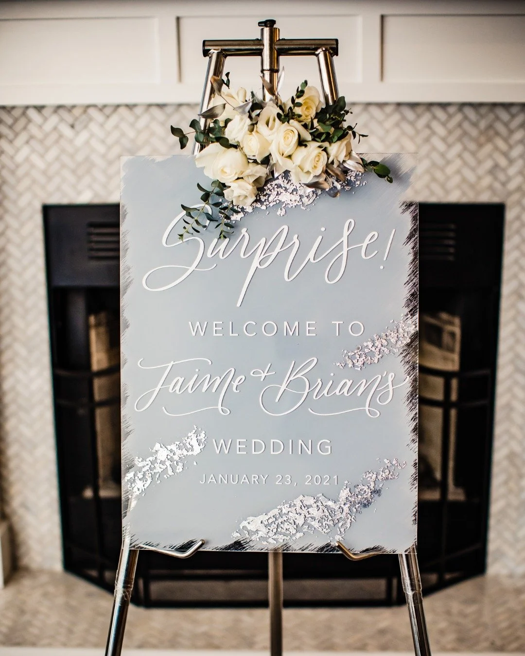 Some celebrations become memories the moment guests walk in. ✨

We are taking you back to when Jaime &amp; Brian invited everyone to what they thought was an engagement party&hellip; but it was actually their wedding day! The surprise, the emotion, a