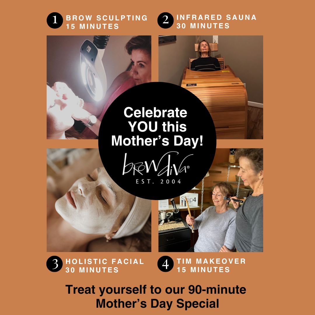 Treat yourself to our Mother's Day Special!
In just 90 minutes, indulge in four luxurious Brow Diva services. 
Who can't spare a little time for that?
Only $125 ($150 Value)
You'll also receive a FREE gift! Our exclusive TIM Lip Stain.
Schedule your 