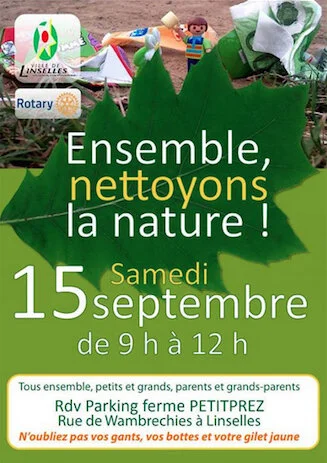 ENSEMBLE, NETTOYONS LA NATURE ! -  septembre 2018
