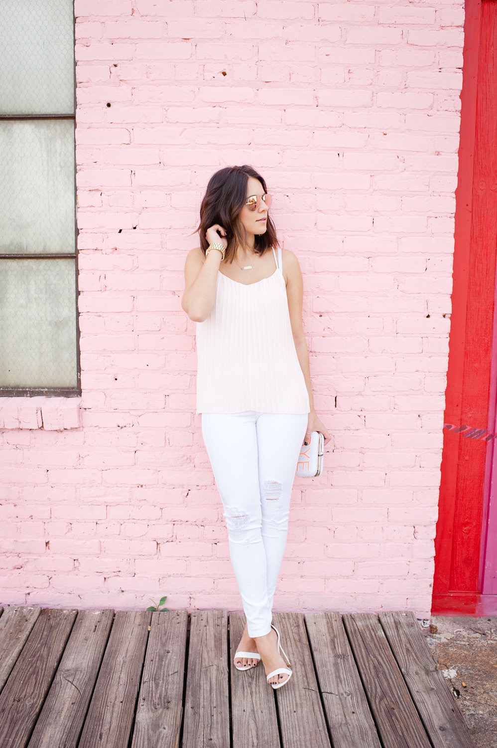 Found in Ahalogy Muse: Pleated Pink Tank Top , My Style Vita