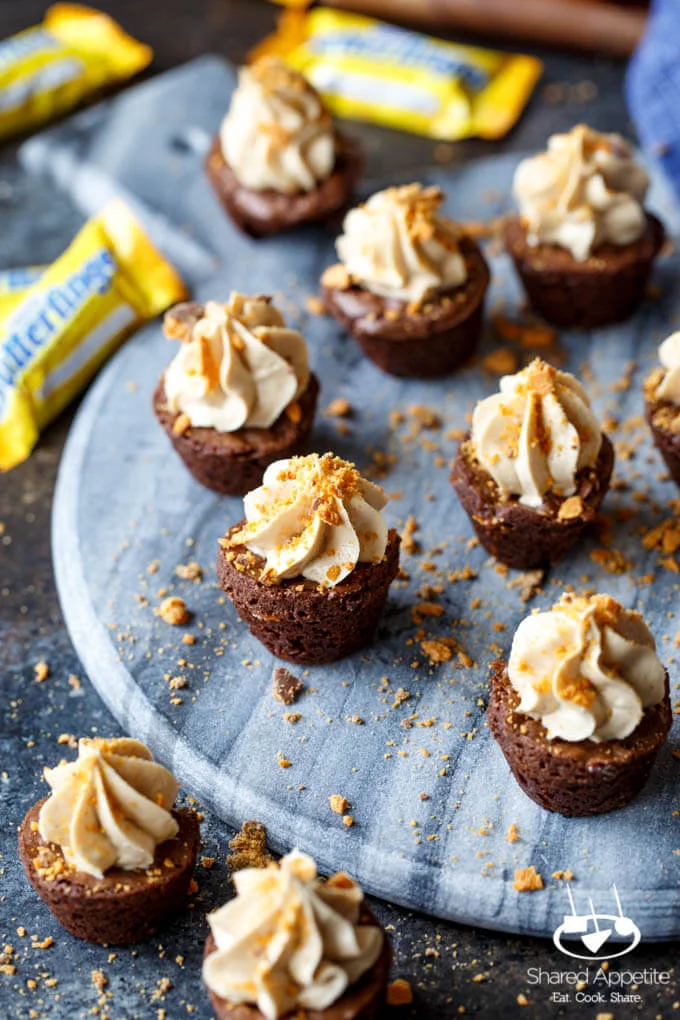 In partnership with Butterfinger | Butterfinger Cheesecake Brownie Bites