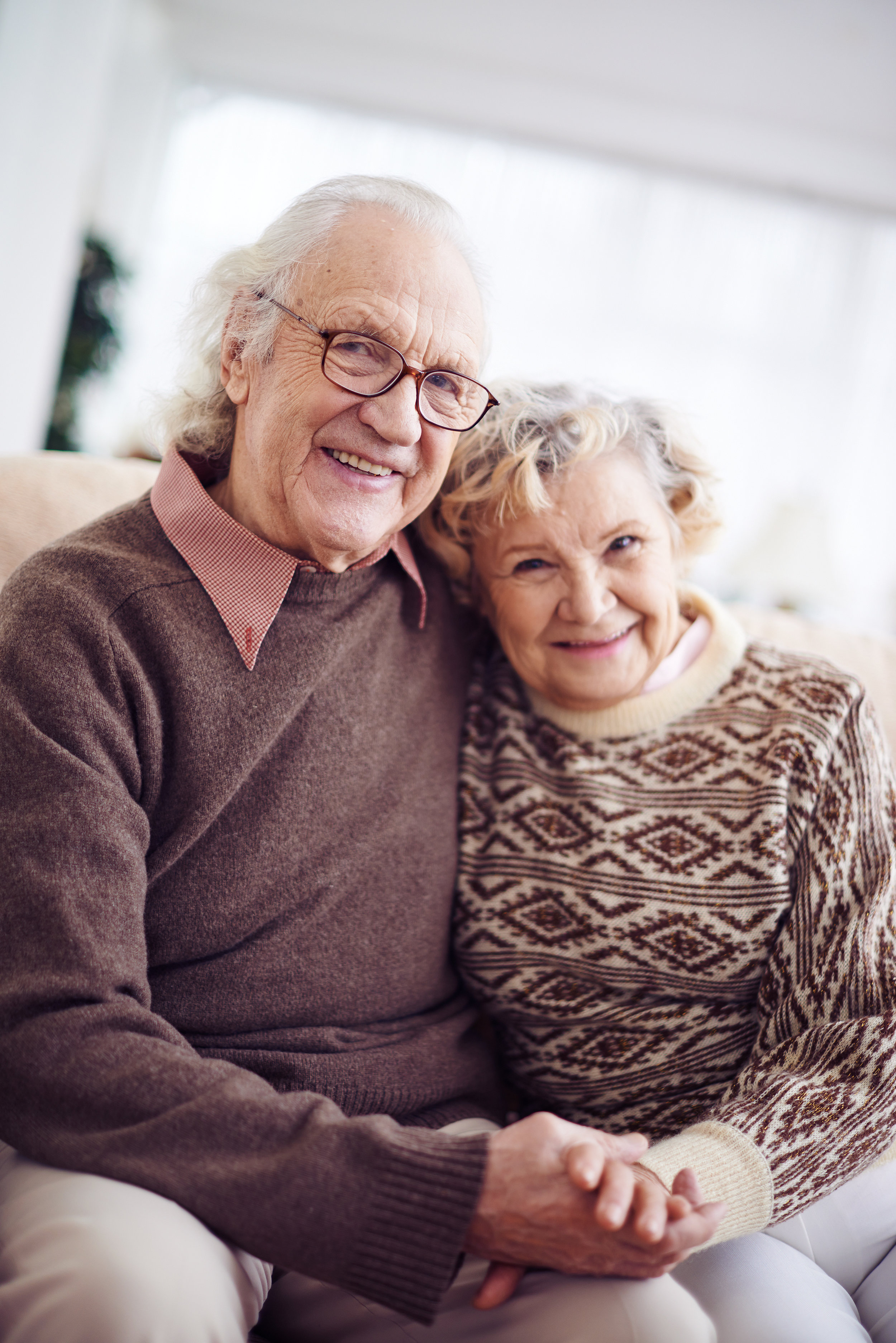 Senior man and woman