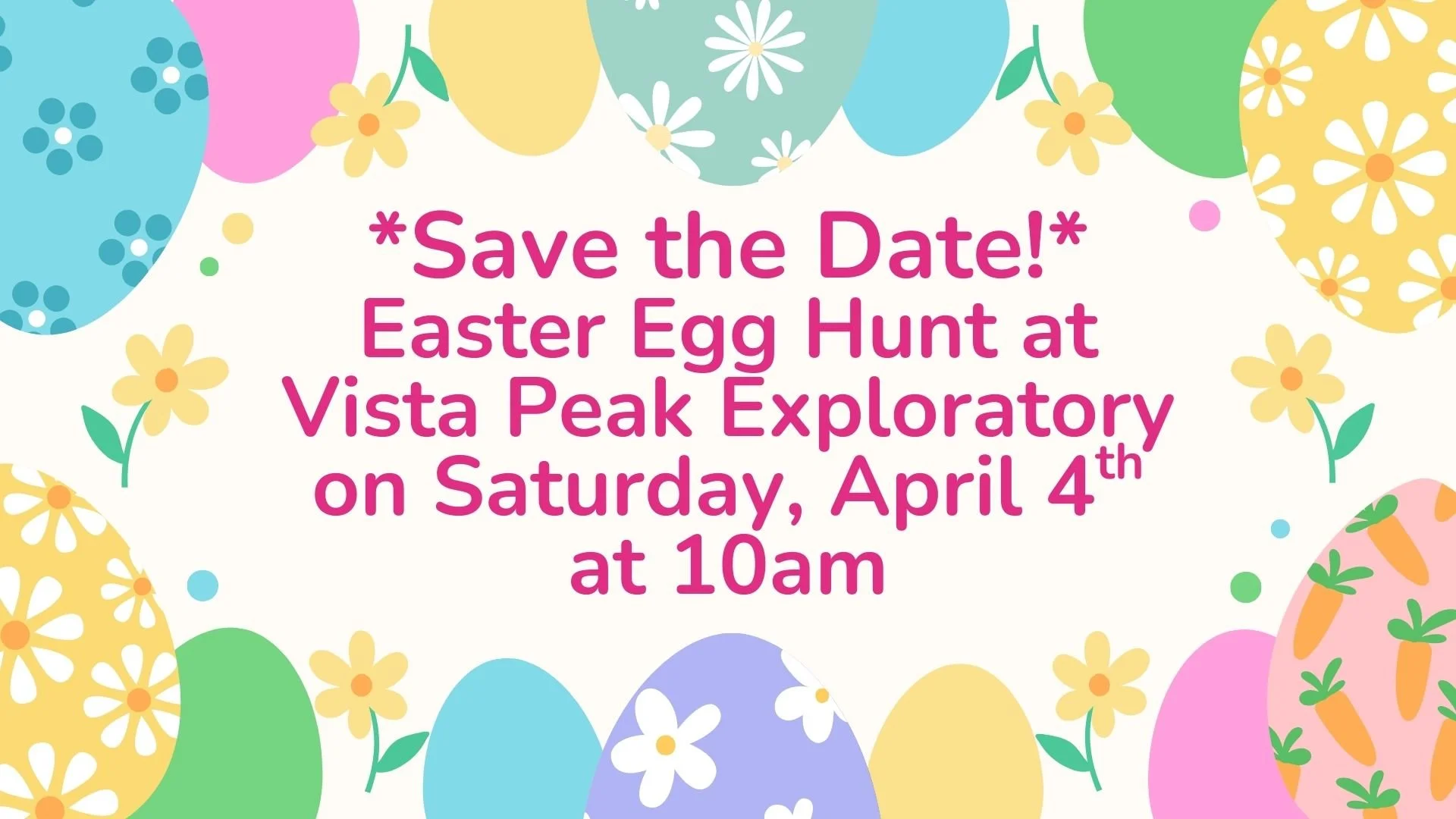 Save the Date! Easter Egg Hunt on Saturday, pril.jpg
