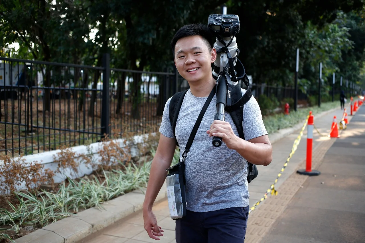 At the recent Asian Para Games 2018, Jakarta, Indonesia.