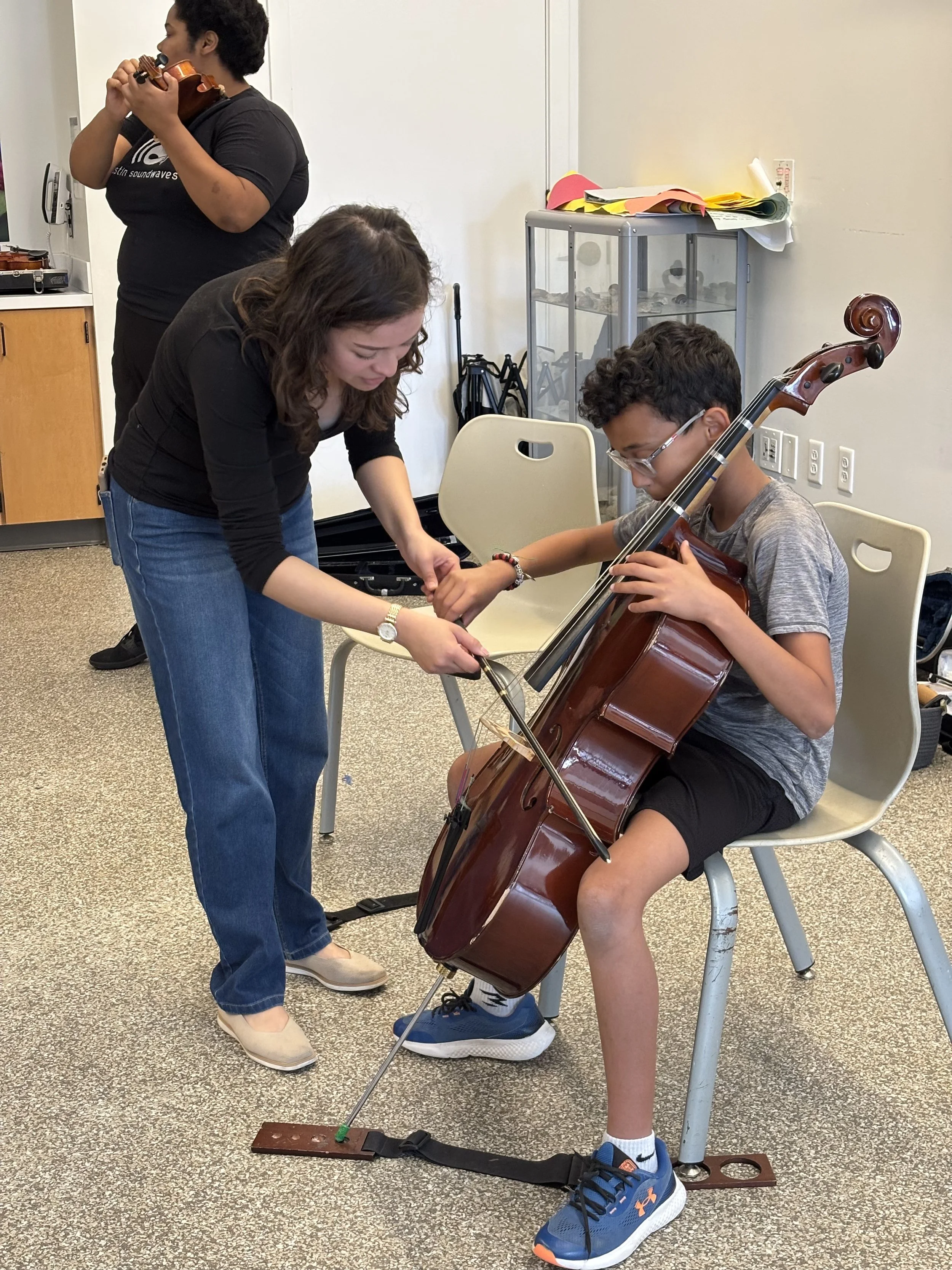 $50/month: Support weekly music lessons for one student