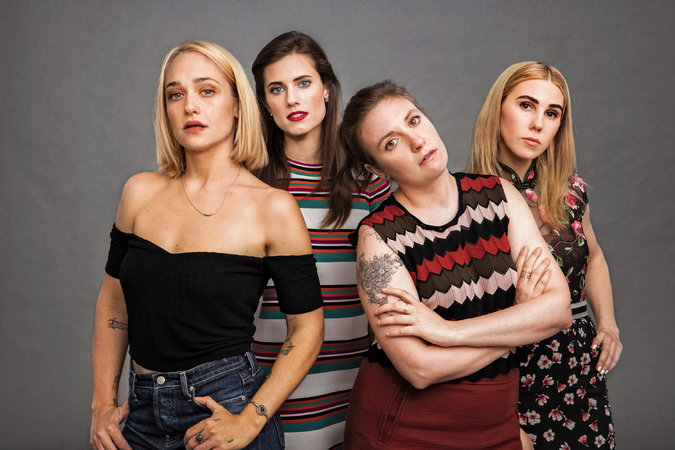 Girls Season 6 promo pic- Kirke is far left.