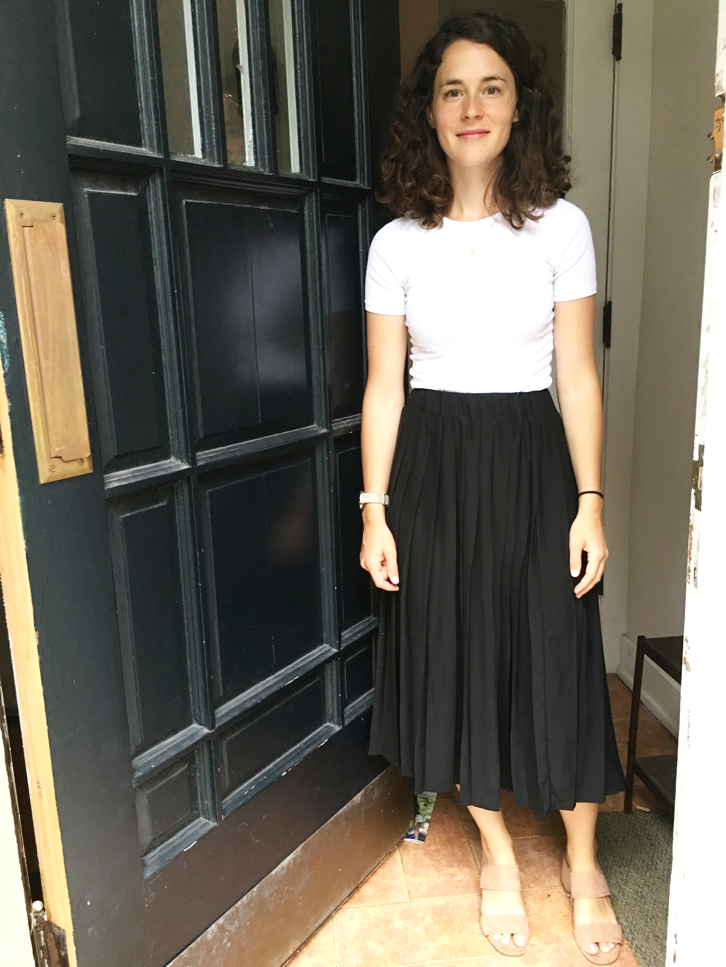 This skirt is from Everlane. Find it here