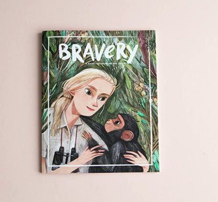 The first issue, with a heroic Jane Goodall on the cover!!