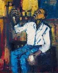Painting by Ngatane