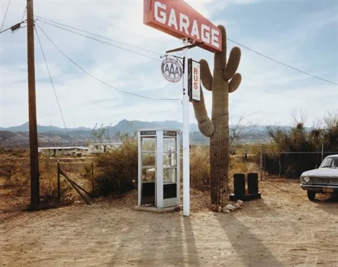 U.S. 93, Wikieup, Arizona , by Stephen Shore