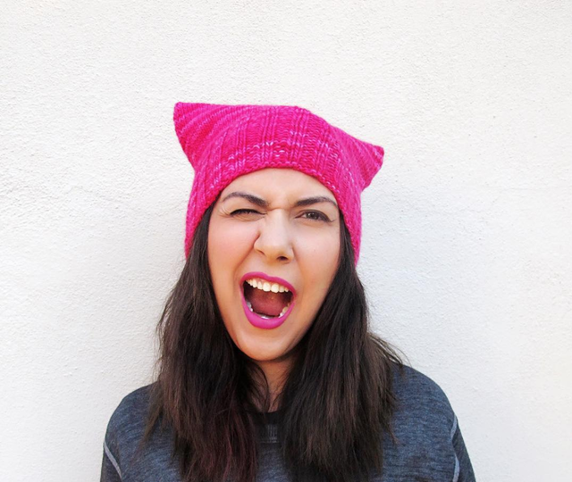 The Pussyhat Project was started by Jayna Zweiman and Krista Suh.