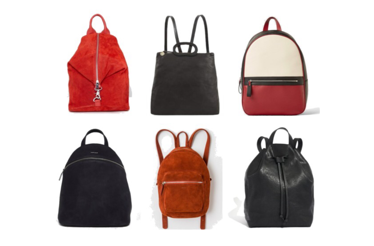 Top Row: ASOS Dog Clip , Clare V. Marcelle , Zara Color Block , Bottom Row: Matt & Nat Aries , Baggu Suede , Madewell Somerset