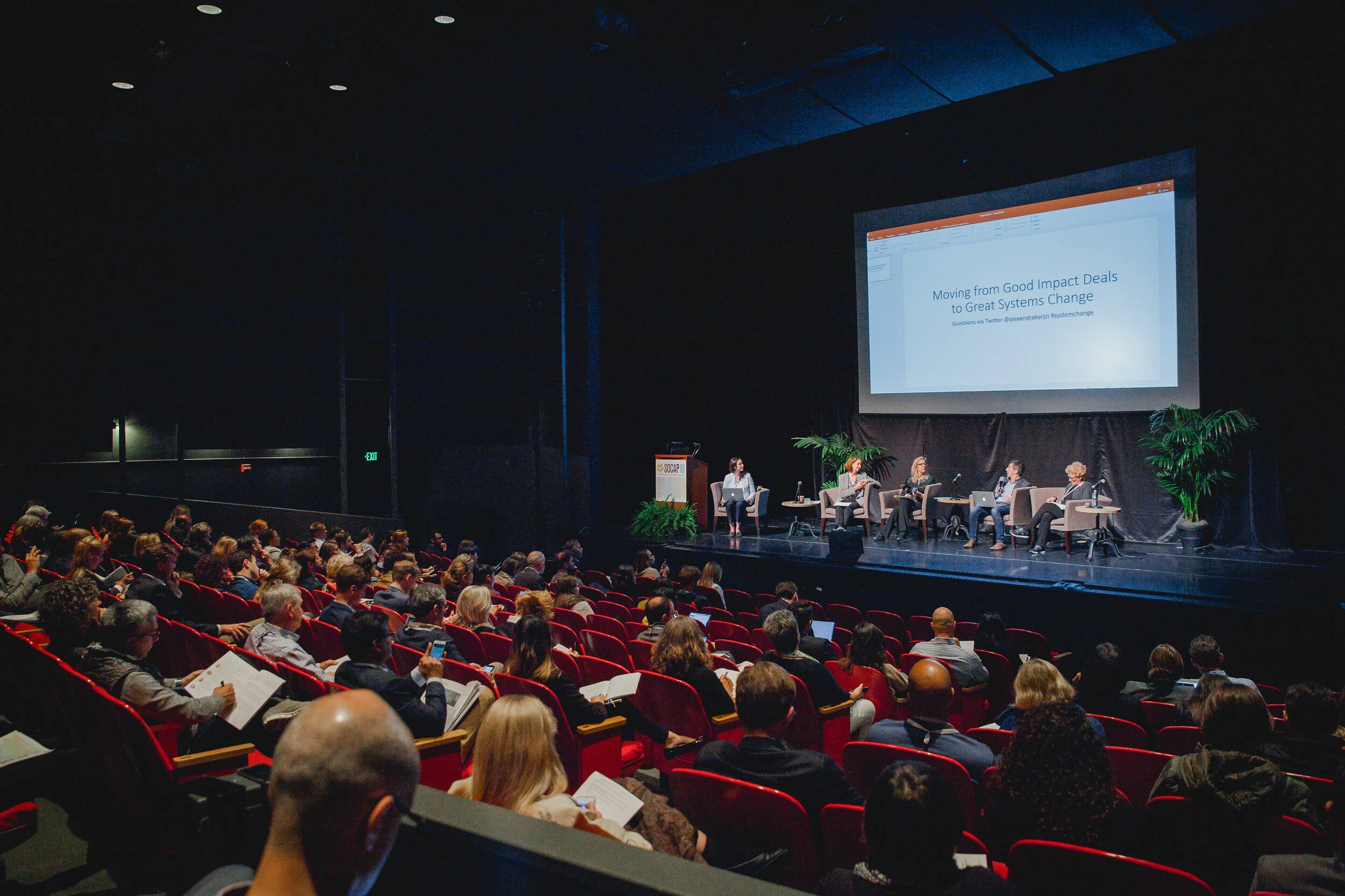 Photos of SOCAP18 by sreel photography, courtesy of Social Capital Markets