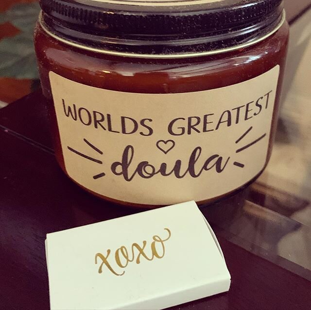 In all this chaos, its moments like these that I cherish 🥰 received the sweetest card and deliciously scented candle from a dear client today. ❤️ It made my day 😍

#birthdoula #clientlove #lovemyjob #womensupportingwomen