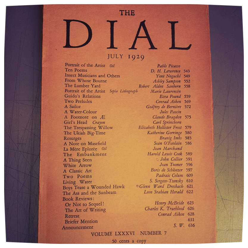 The Dial July 1929 - The Final Issue
