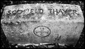 Headstone of Scofield Thayer, Rural Cemetery, Worcester, Mass.