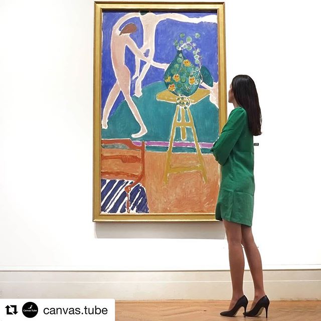 Repost from @canvas.tube. Matisse's &quot;Nasturtiums with the Painting Dance I&quot; - Scofield Thayer Collection.