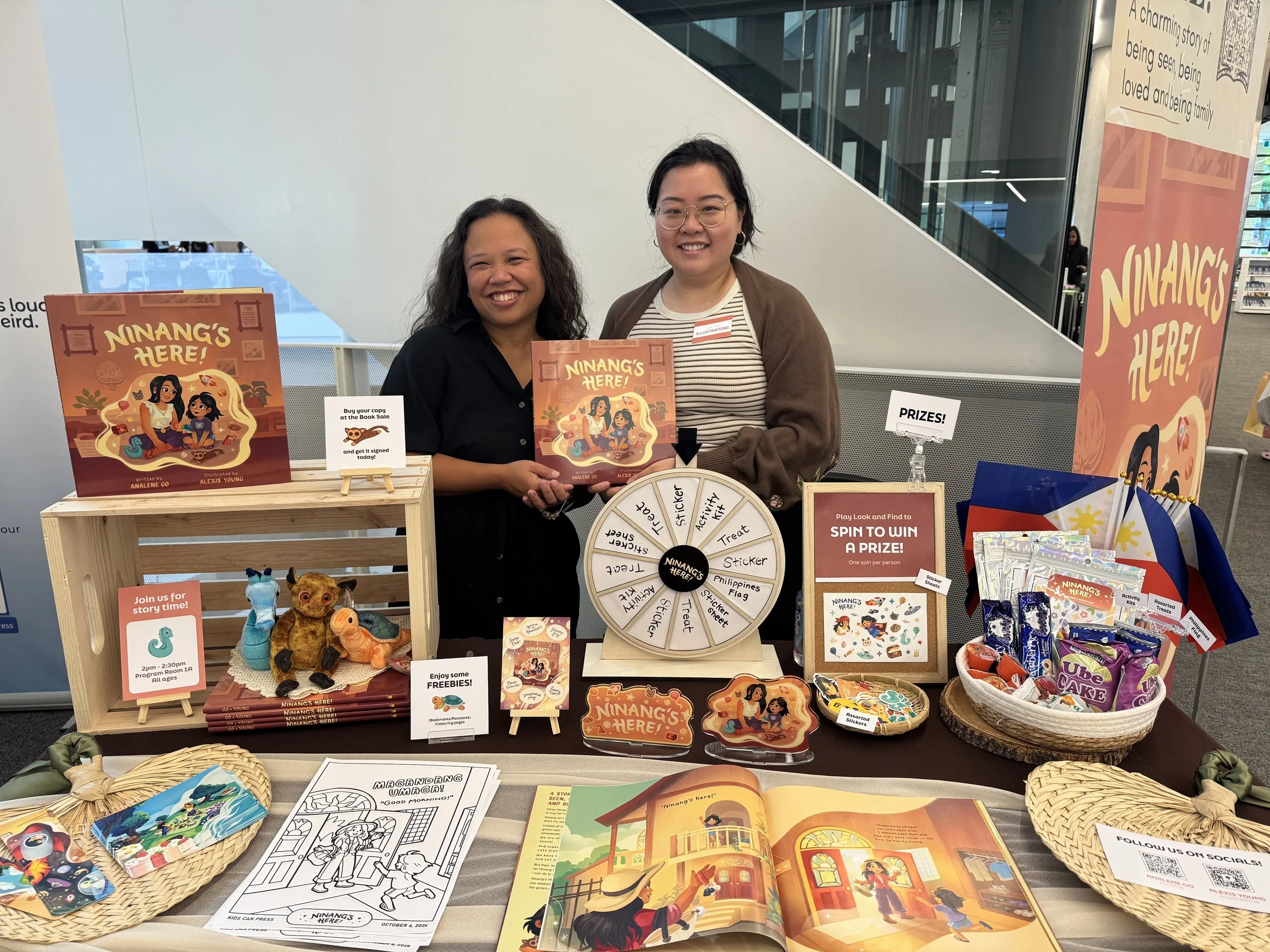 Mississauga Literary Festival - Alexis and Analene.JPG