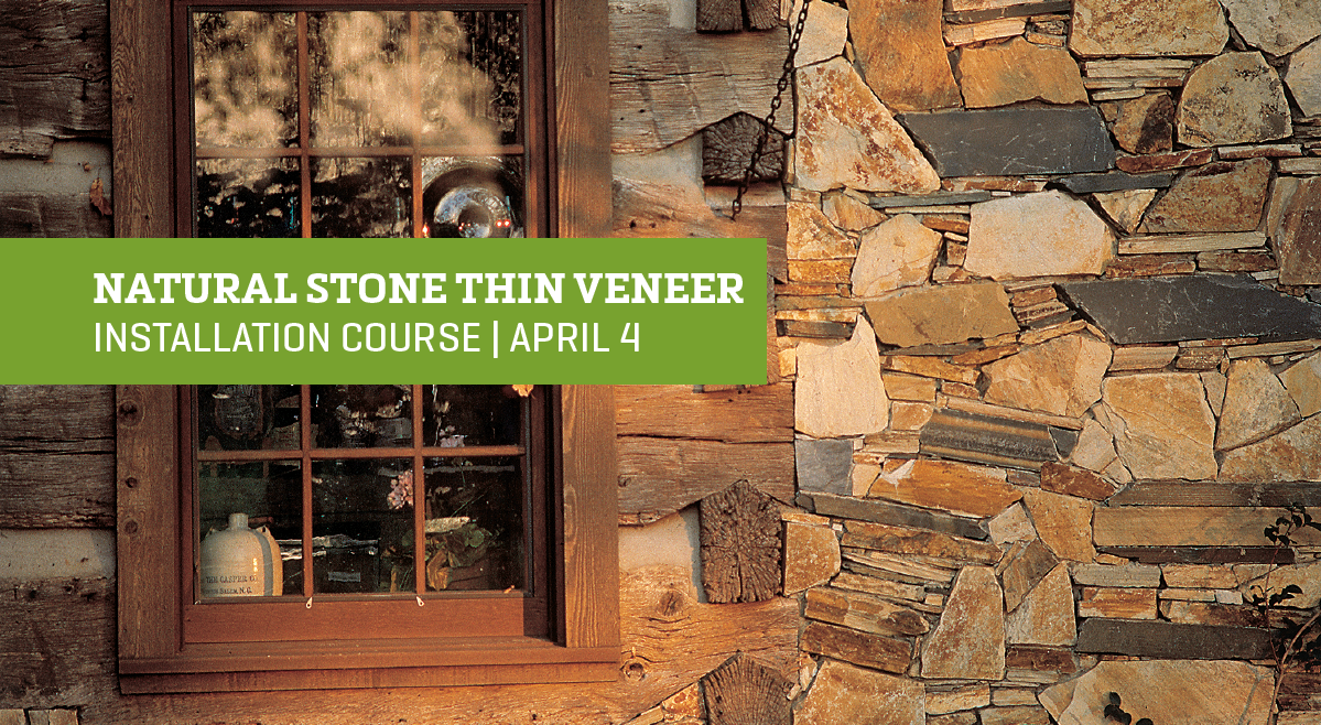 Triangle Section Event- Natural Stone Thin Veneer Installation Course