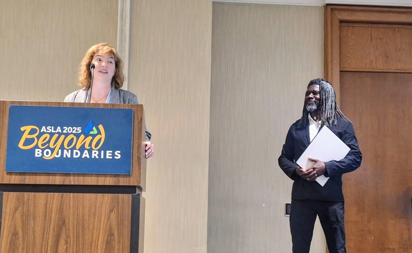 Congratulations to Lauren Patterson for receiving the ASLA Outstanding Service Award at ASLA 2025!🎉 You are a shining example of the great work NCASLA members are doing every day. 

Congrats Lauren!