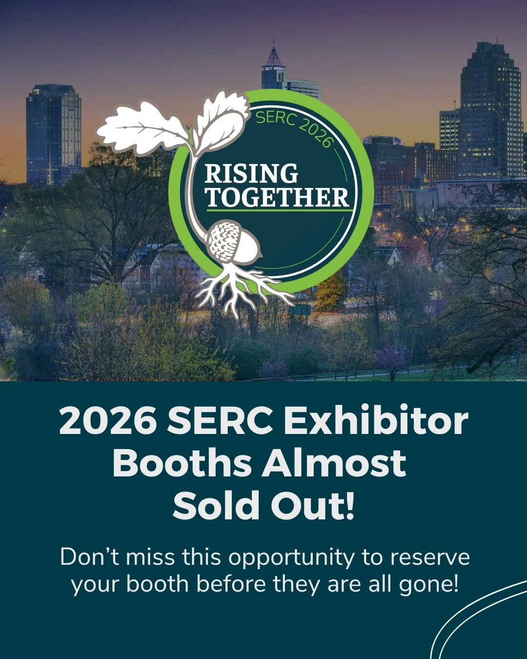 Interested in being an exhibitor at the 2026 SERC Conference? Now's the time!

Exhibitor booths are close to selling out. Don't miss the opportunity to have your business seen by landscape architects from all over North Carolina, South Carolina, and 