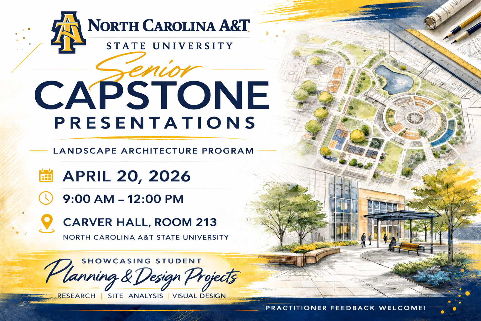 Senior Capstone Presentations – NC A&amp;T Landscape Architecture