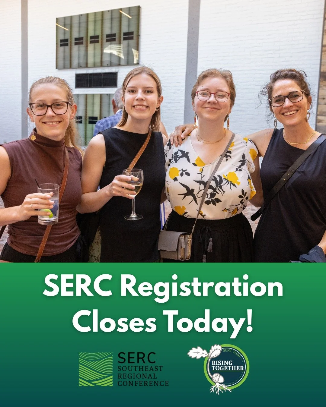 Online registration for SERC closes today! Haven't registered yet? Now is the time⏰
➡️Register today on the NCASLA website - link in bio