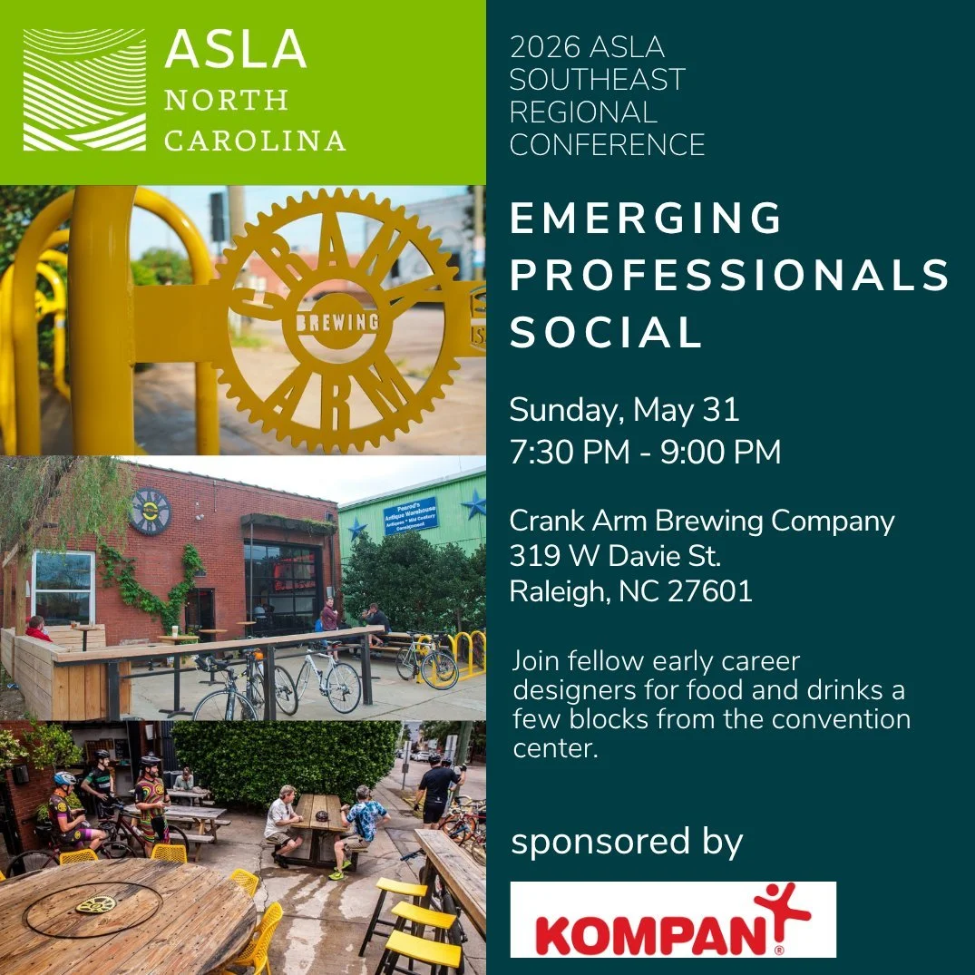 ,
➡️Are you attending SERC? Don't miss the Emerging Professionals social!

Open to Emerging Professionals, connect with fellow early career designers over food and drinks, only a few blocks from the convention center. Join us at Crank Arm Brewing Com