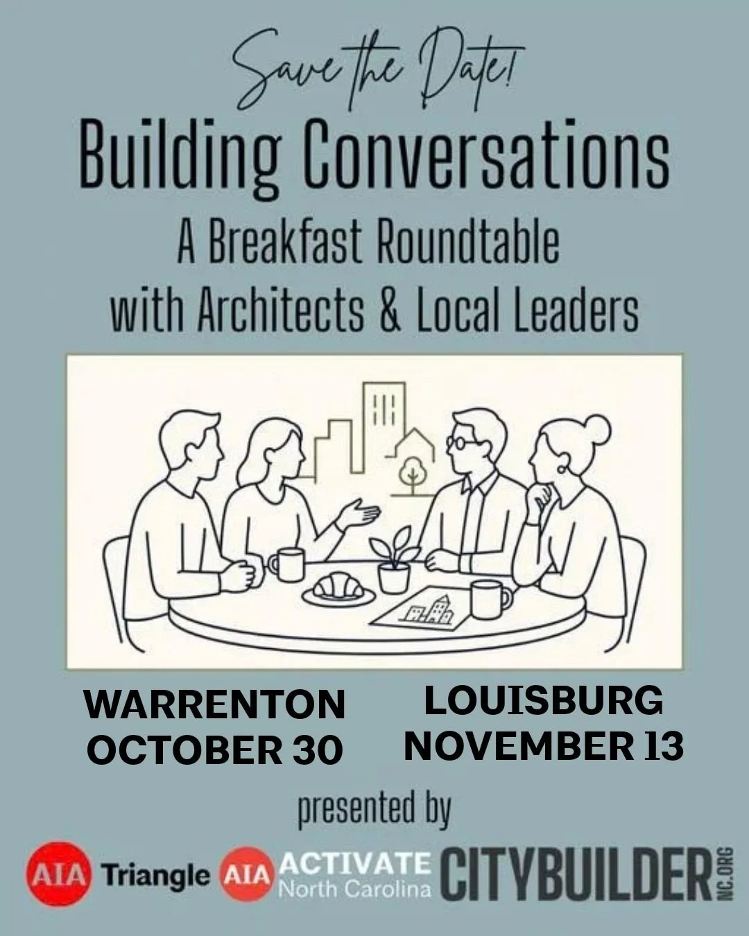 Building Conversations: Architects and Local Leaders Breakfast Roundtables in Warrenton