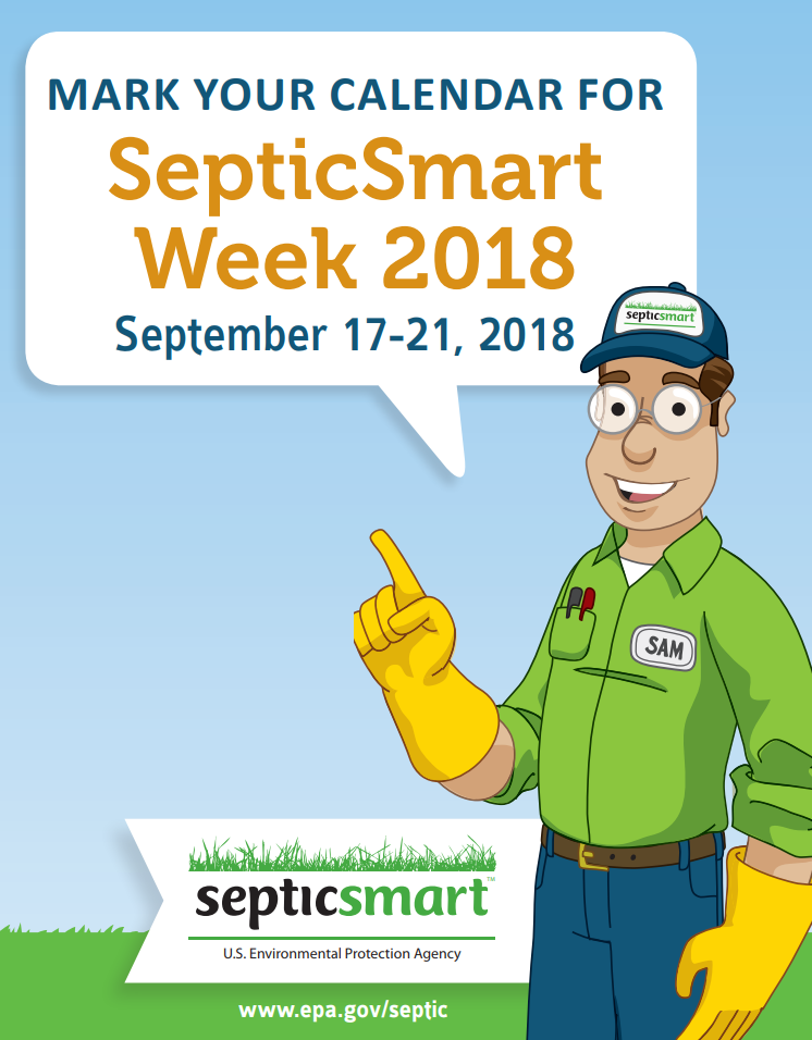 Save the Date SepticSmart Week 2018: September 17-21, 2018