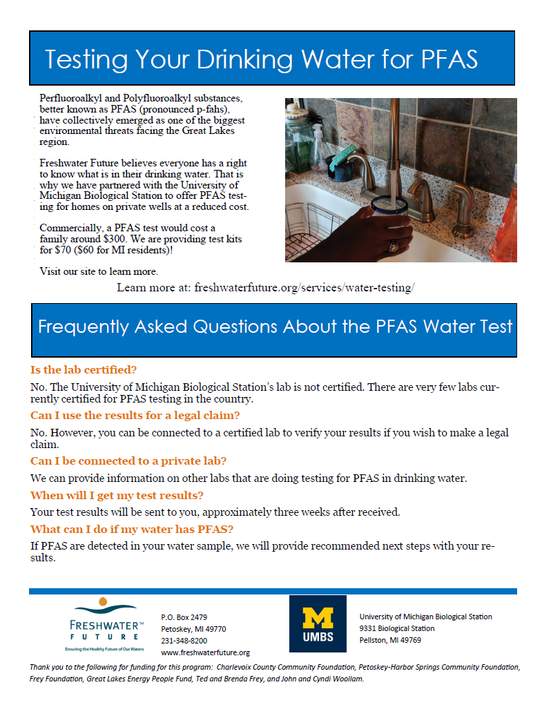 Testing Your Drinking Water for PFAS