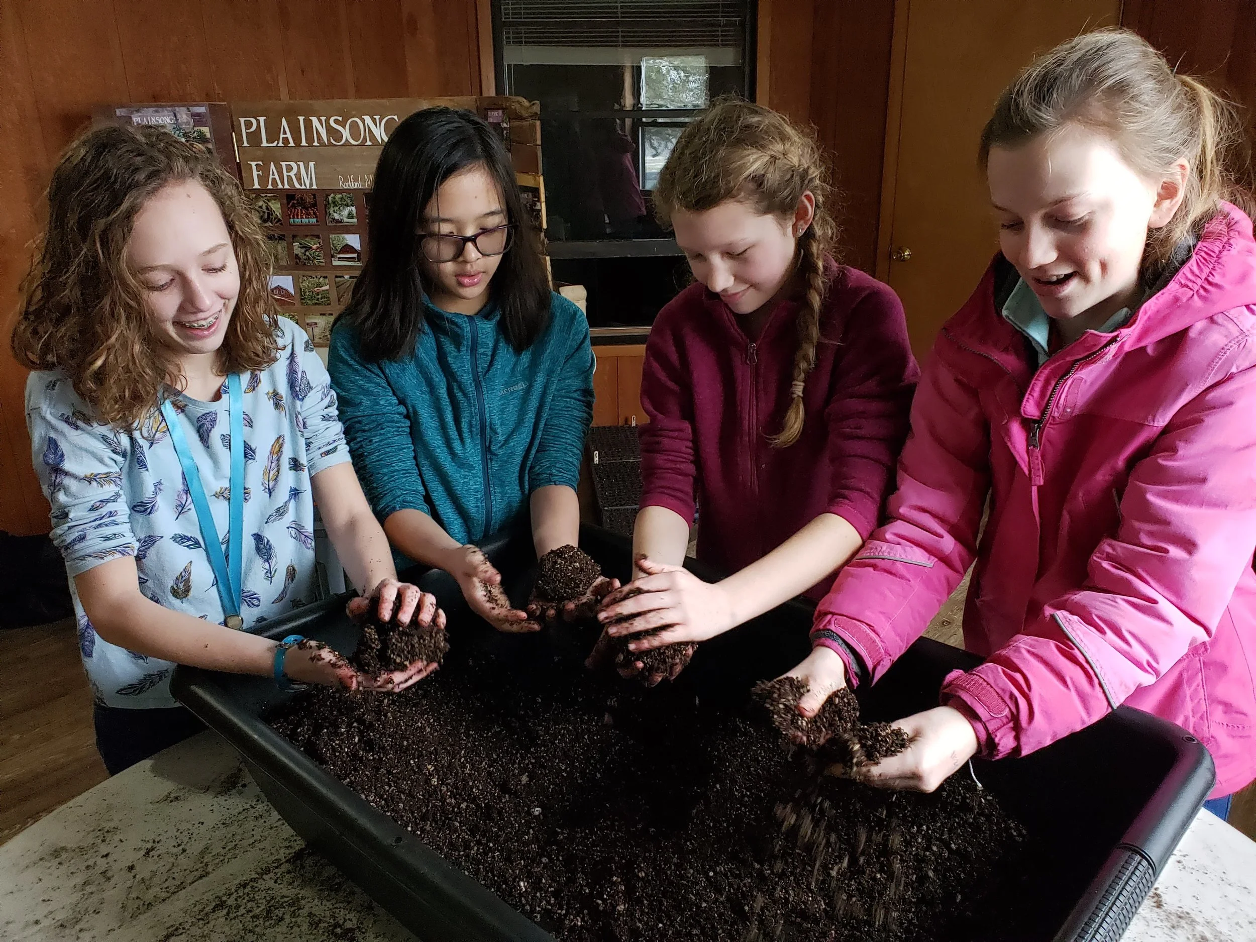 Getting ready to plant seeds into flats in March