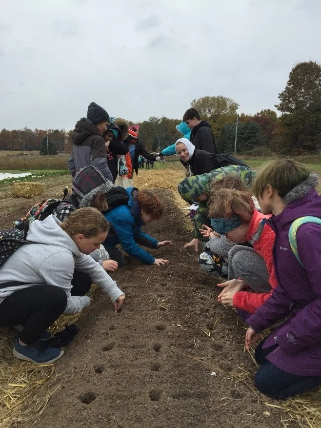 Conservation in action in Seasons on the Farm agricultural education program