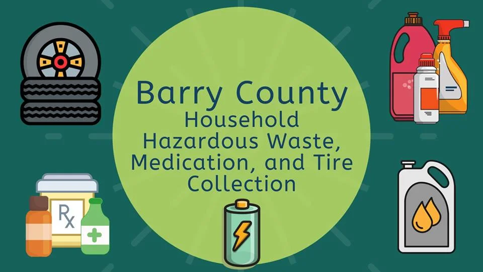 Fall Household Hazardous Waste, Medication, and Tire Collection - Barry County