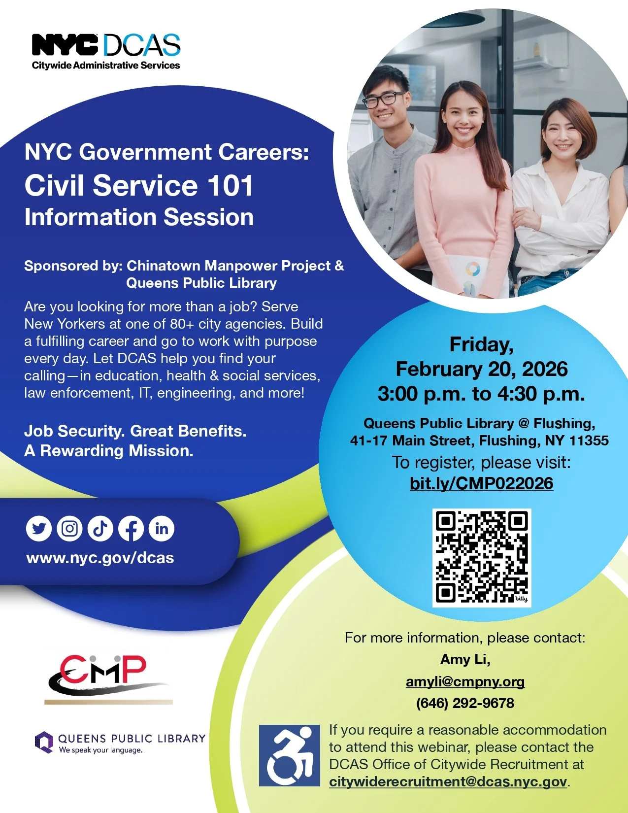 🌟 NYC Government Careers: Civil Service 101 Information Session 🌟
