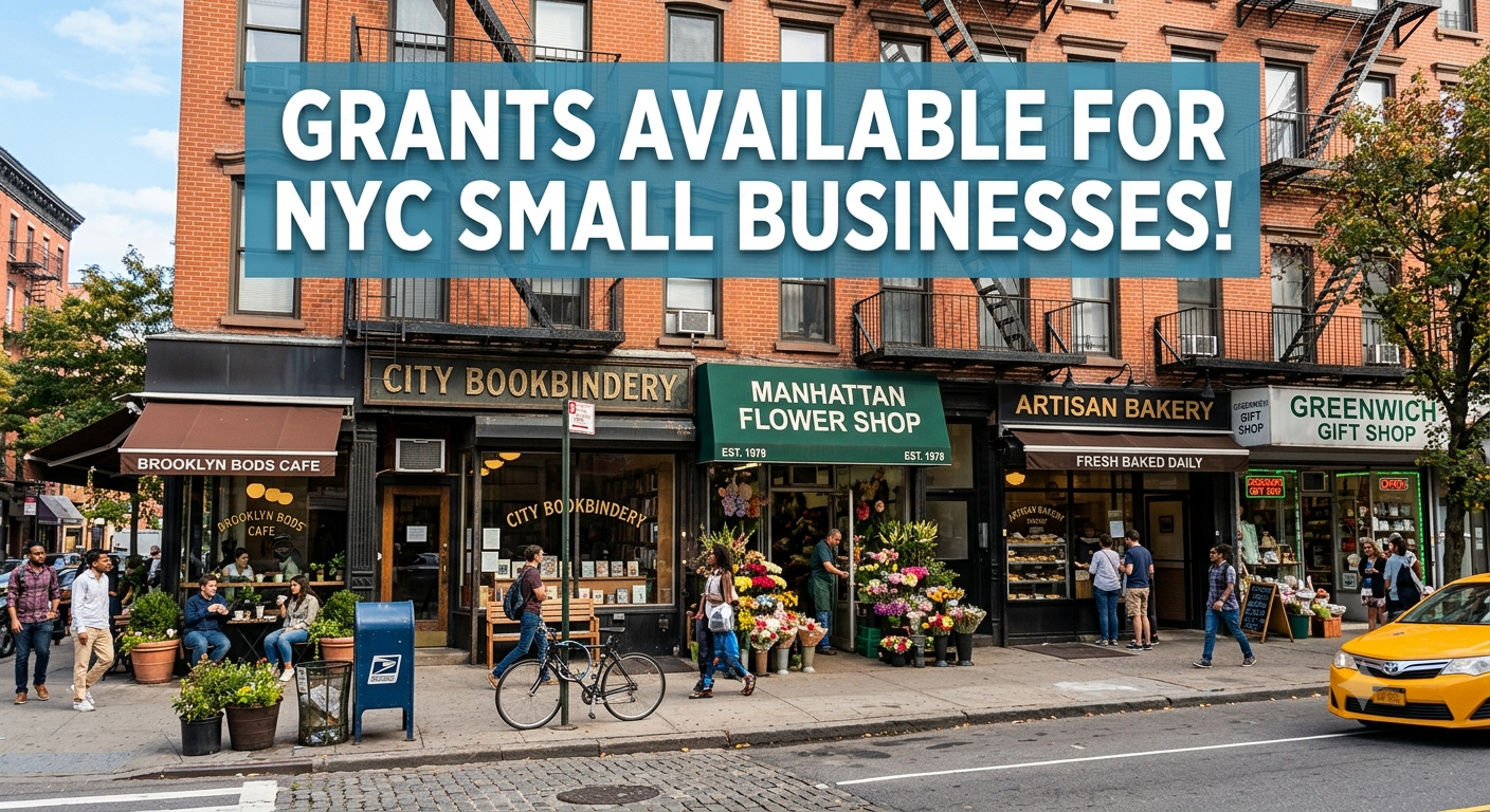 NYC Small Businesses - Up to $5,000 in Grant Funding