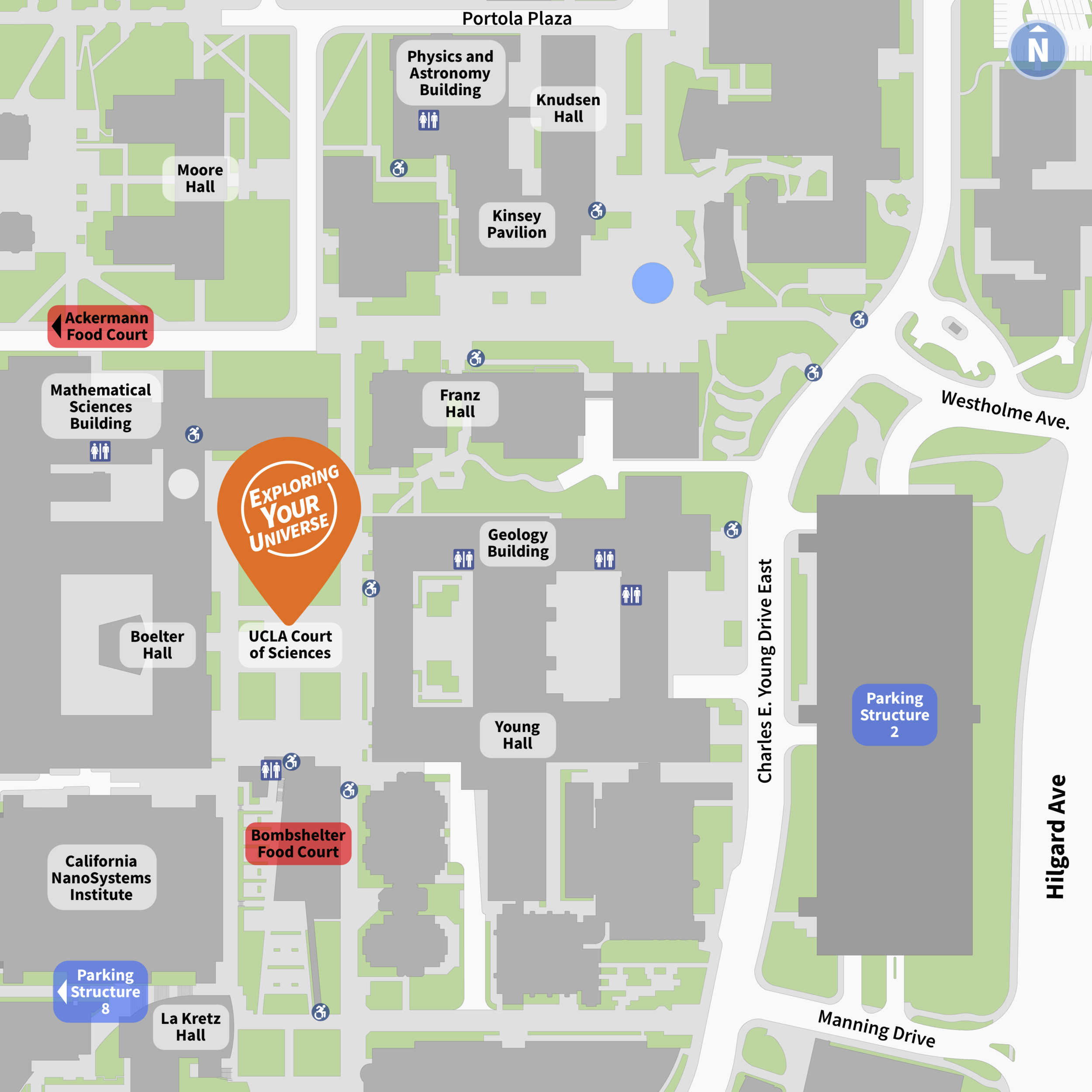Design: Abhimat Gautam | Map Data: UCLA Facilities Management
