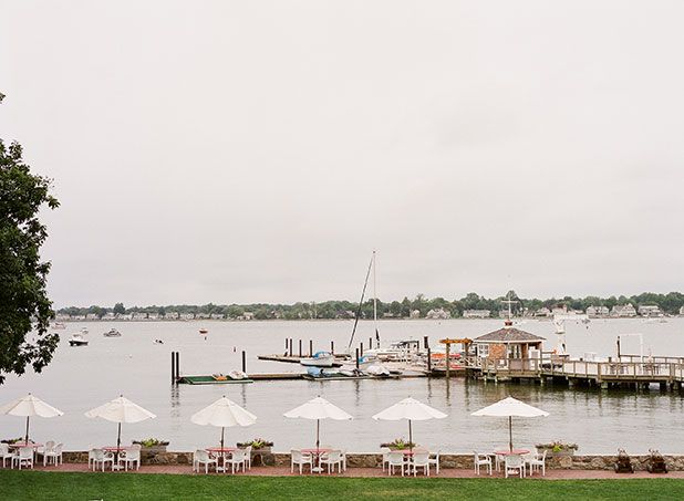 This is an image of the waterfront view at Stamford Yacht club in Stamford, Connecticut.