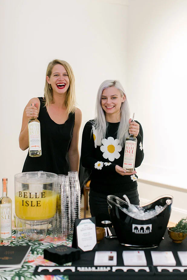 Belle Isle moonshine cocktails for event
