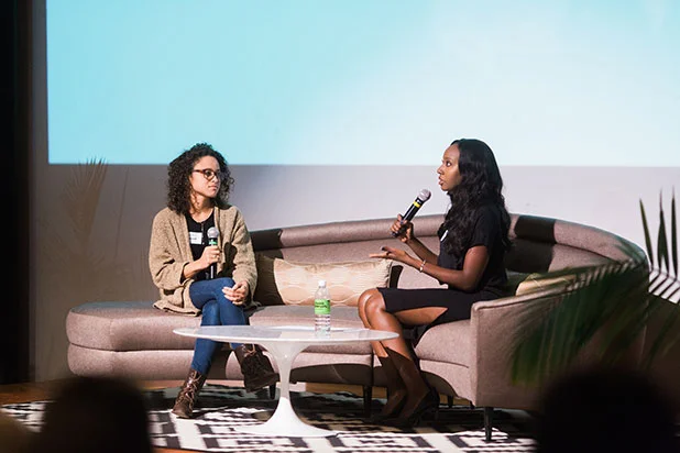Tonya Rapley of My Fab Finance gives presentation on money