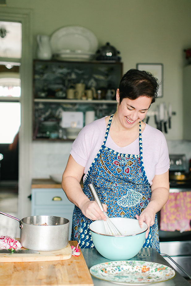 Jennt Trembley West at home, featured recipe in B Side magazine - Sarah Der
