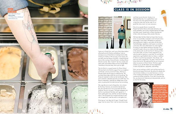 Charm School Social Club article in B Side magazine volume II