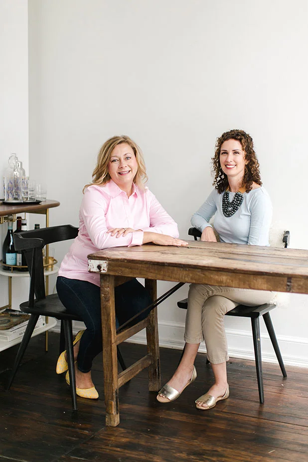 Studio portraits of two female business owners - Sarah Der
