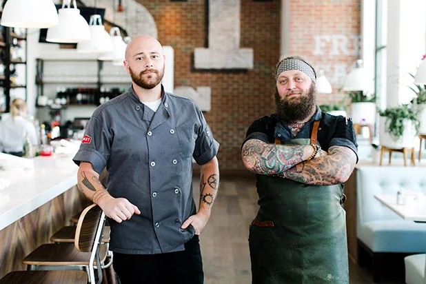 portraits of head chefs at richmond restaurant