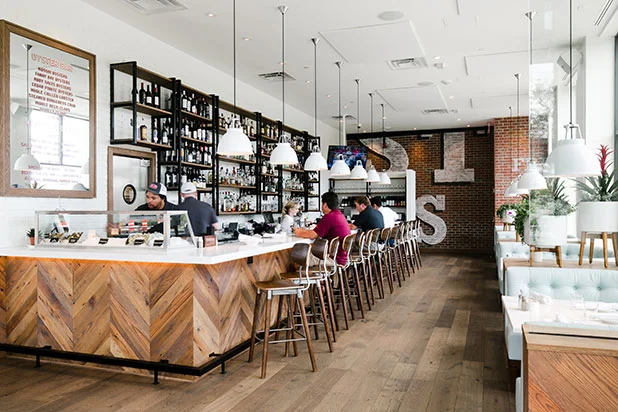 interior photography of richmond restaurant